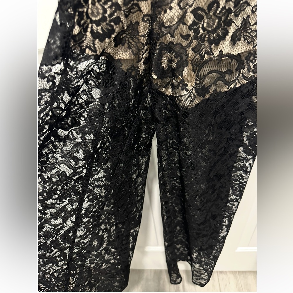 Kendall & Kylie Black Lace jumpsuit - Picture 2 of 12